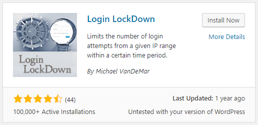 login lockdown plugin